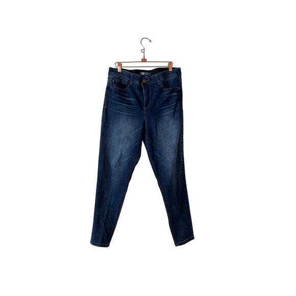 Democracy “ab”solution high rise skinny jeans size 12 dark wash - Picture 1 of 9